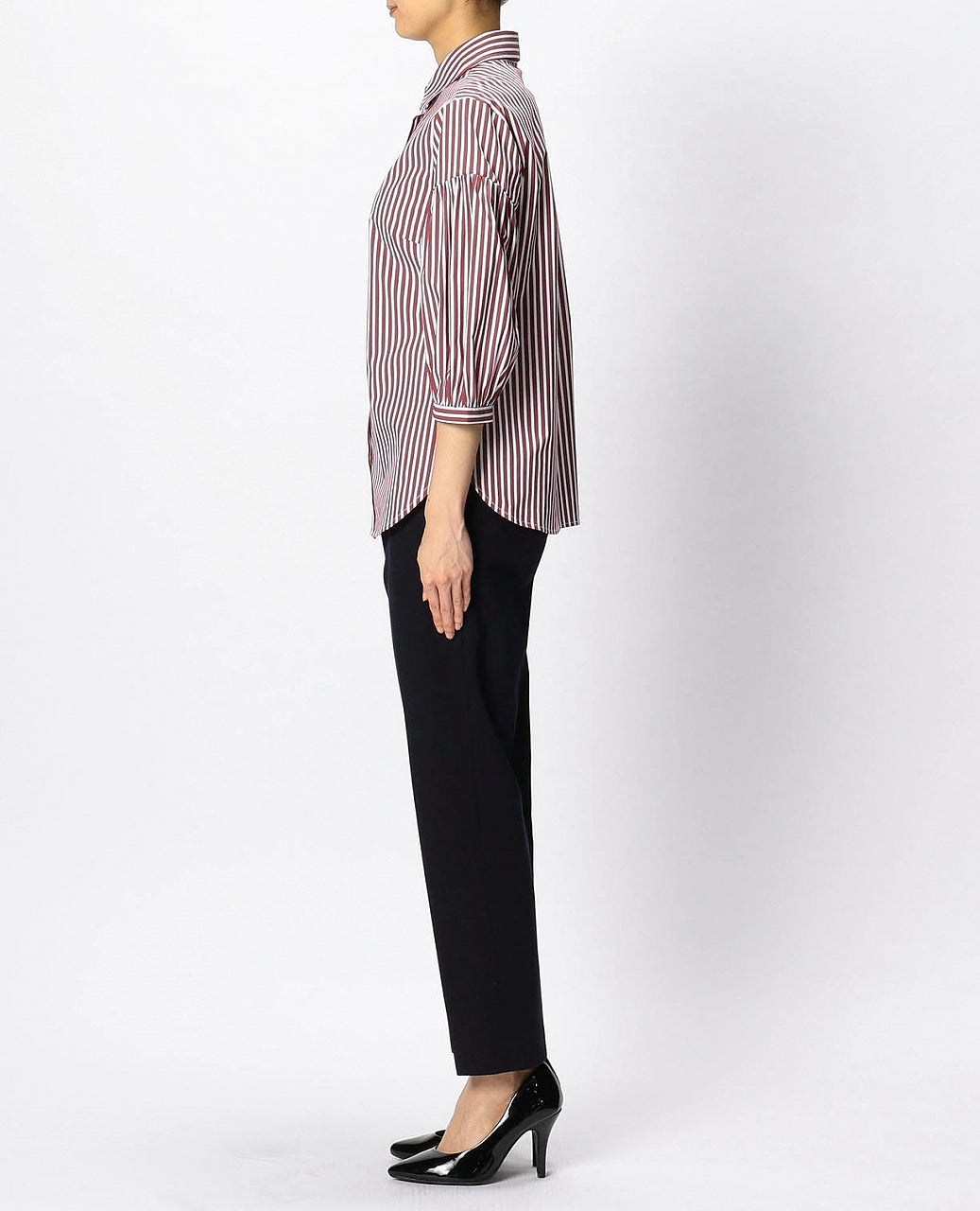 ロンドンストライプボリューム袖シャツ – Stylora store eco loop