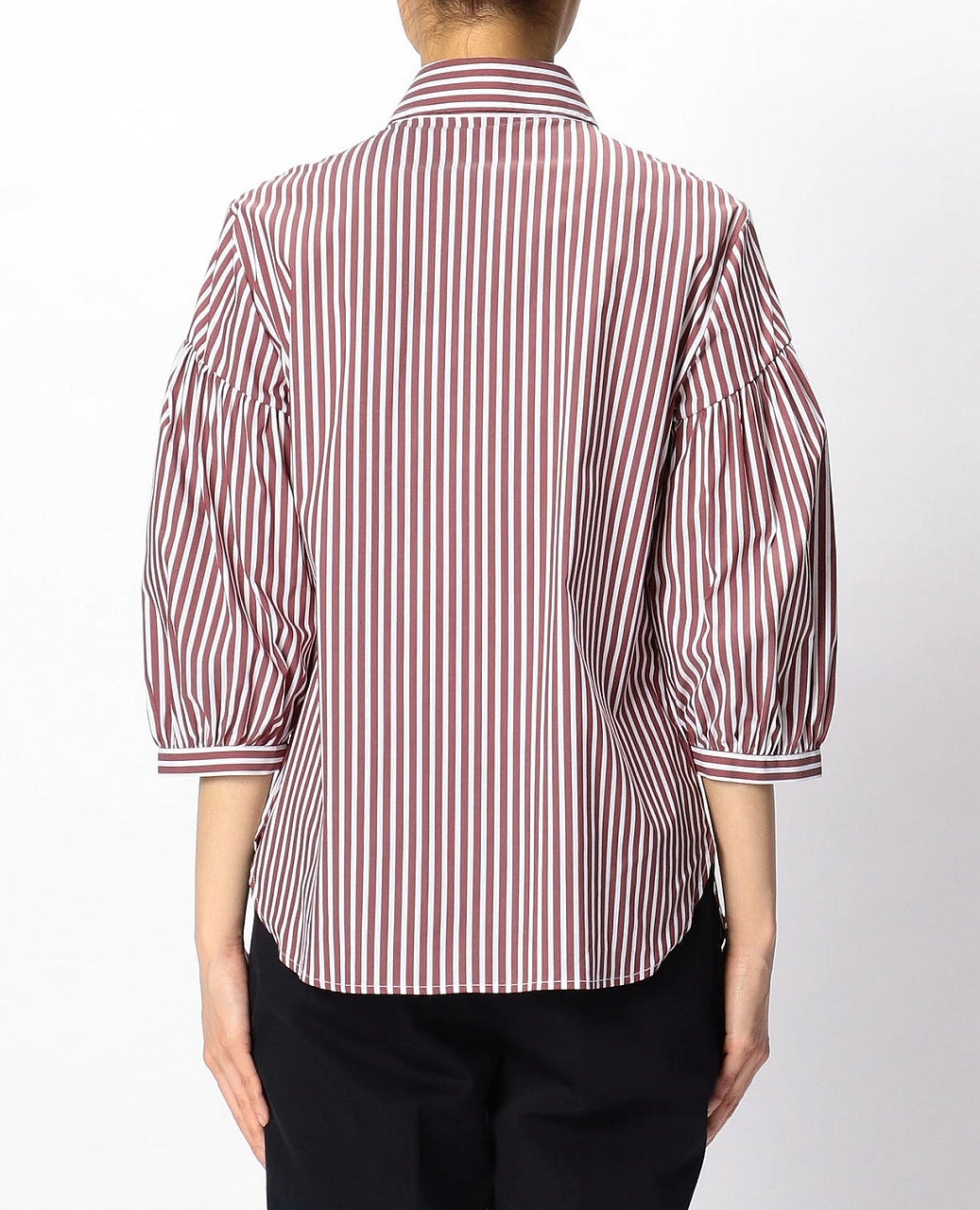 ロンドンストライプボリューム袖シャツ – Stylora store eco loop