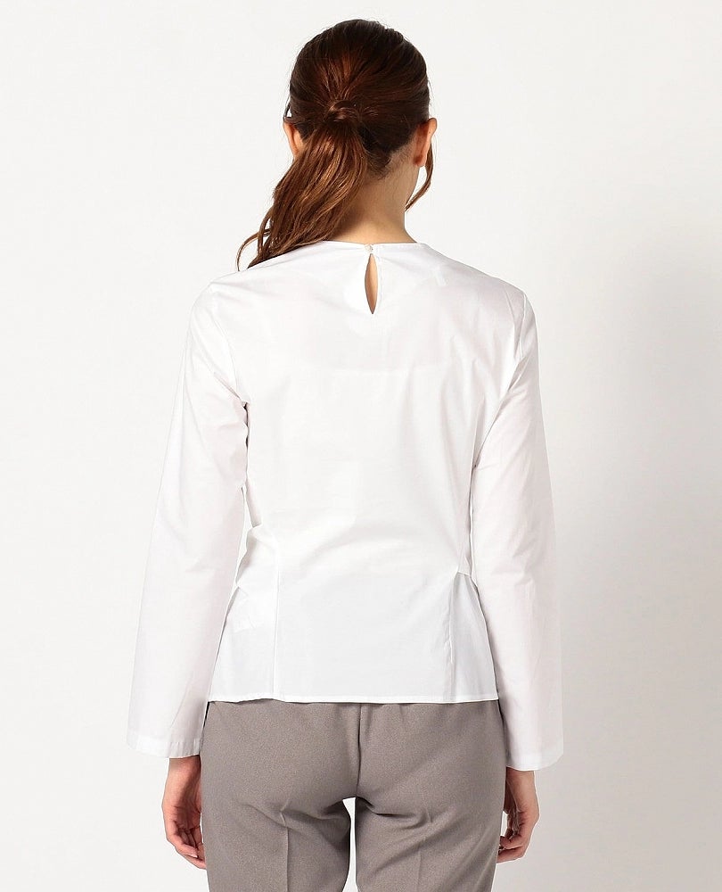 コットンストレッチウエストリボンブラウス – Stylora store eco
