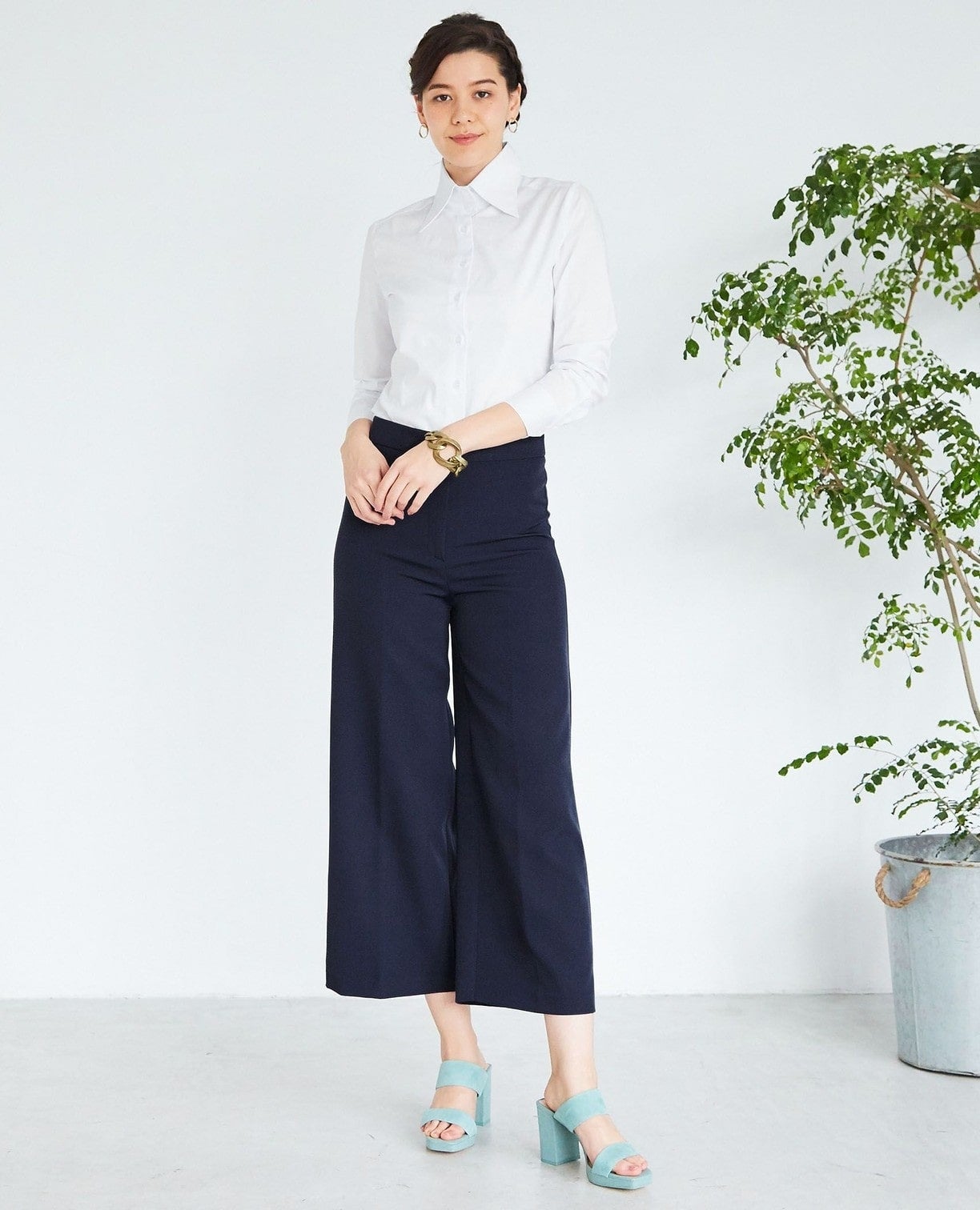 ストレッチワイドパンツ