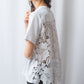 バックレースTシャツ