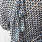 シフォンドットボウタイブラウス