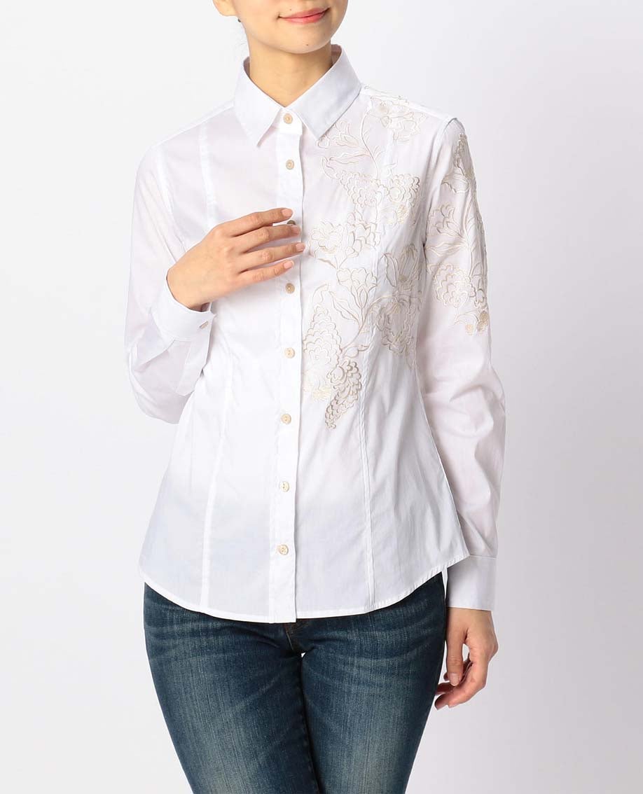 シャツ/ブラウス(長袖/七分) Shinzone - CINCH Oblada  IVY SHIRT VEIN26SS] 140/2 GIZA BROAD S/S SHIRT | CTHY