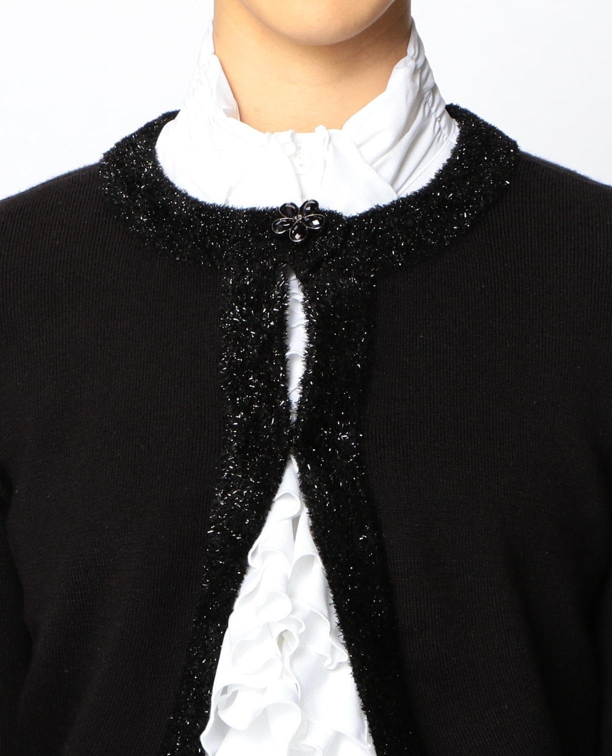 ﾓｰﾙトリミングショートボレロ
