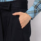 シャンブレーワイドパンツ