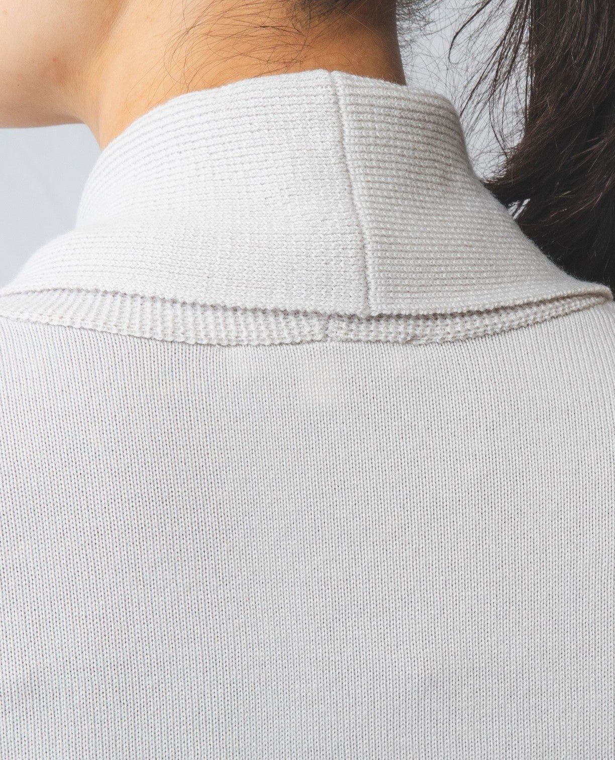 ペプラムニットカーディガン