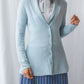 ペプラムニットカーディガン
