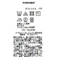 アラベスク柄スタンドカラーボウタイ長袖プルオーバーブラウス