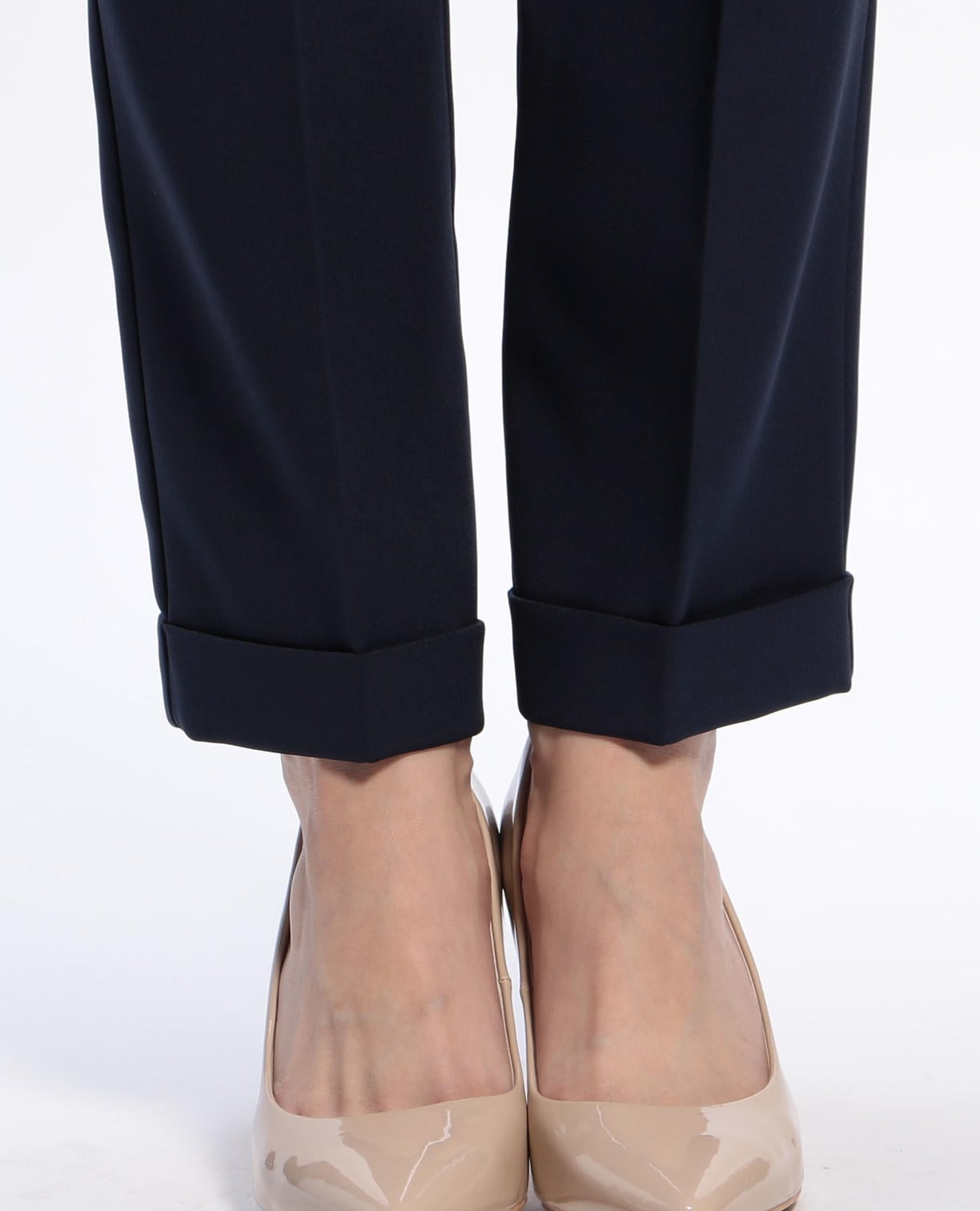 ストレッチストレートシルエットパンツ