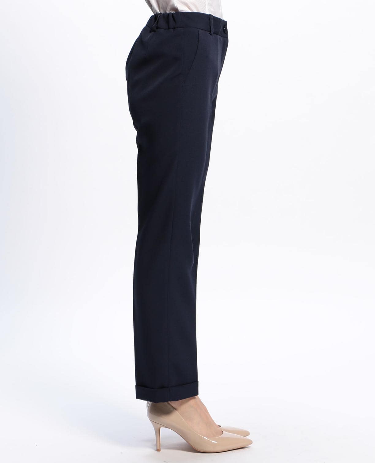ストレッチストレートシルエットパンツ